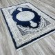 Turkish Silk Handa carpet P964C cyan size 100*200