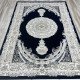 Turkish Silk Handa carpet P964C cyan size 100*200