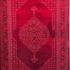 Turkish Bukhara HERAT Afghani Rug P1539 Dark Red Size 100*400