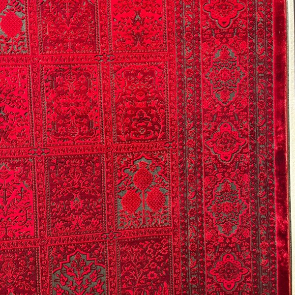 Turkish Bukhara HERAT Afghani Rug P1454 Dark Red Size 150*220