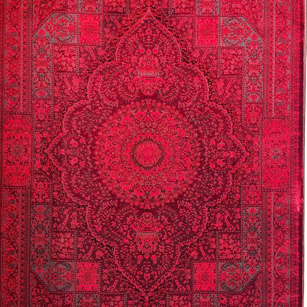 Turkish Bukhara HERAT Afghani Rug P1471 Dark Red Size 150*220