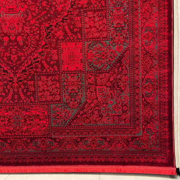 Turkish Bukhara HERAT Afghani Rug P1471 Dark Red Size 150*220