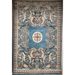 سجاد تركي ماجيستا p1594 سماوي مقاس 80*150