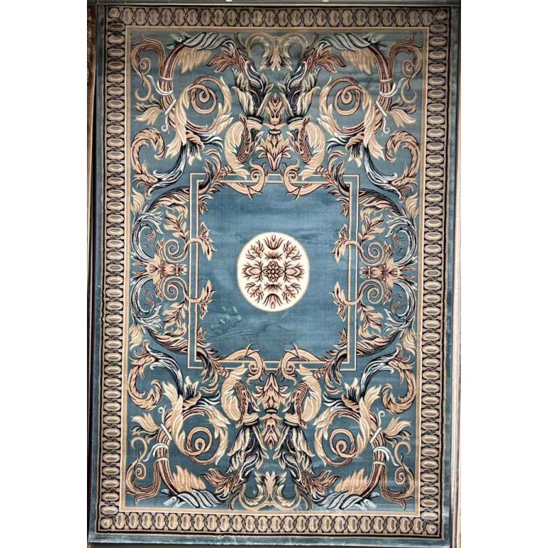 سجاد تركي ماجيستا p1594 سماوي مقاس 150*220