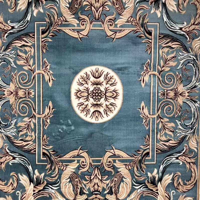 سجاد تركي ماجيستا p1594 سماوي مقاس 150*220