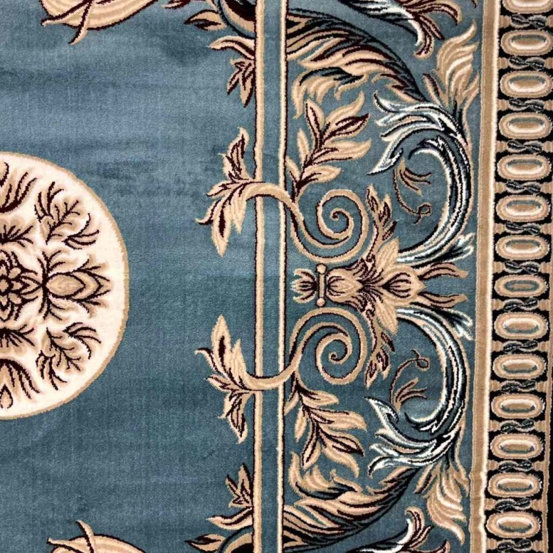 سجاد تركي ماجيستا p1594 سماوي مقاس 150*220