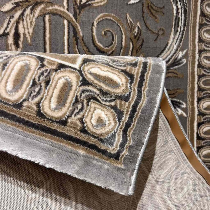 سجاد تركي ماجيستا p1594 رصاصي فاتح مقاس 150*220