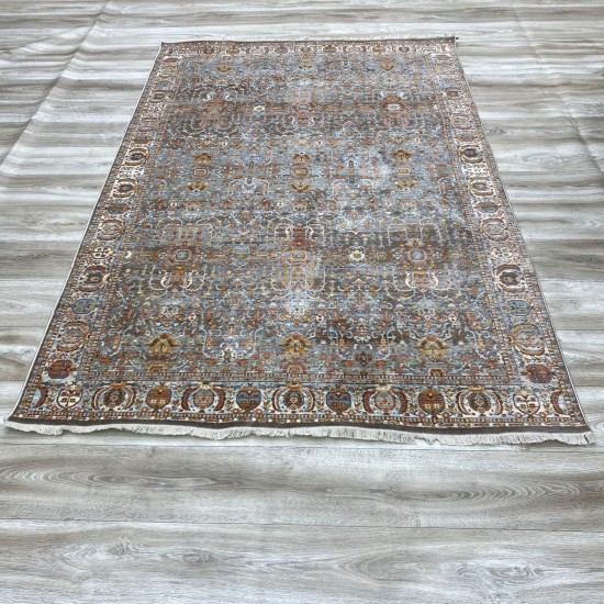 Georgian Samba Silk Carpet 0730A Gray 300*400