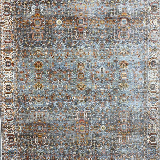 Georgian Samba Silk Carpet 0730A Gray 300*400