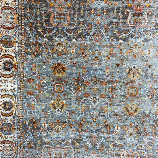 Georgian Samba Silk Carpet 0730A Gray 300*400