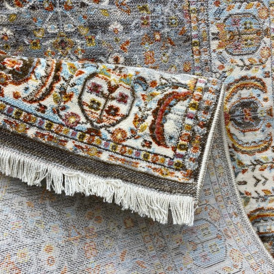 Georgian Samba Silk Carpet 0730A Gray 300*400