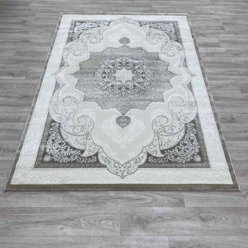سجاد تركي باريس مودرن ناعم 0DS90Z بيج بيج فاتح مقاس 250*350