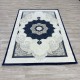 Turkish Paris carpet modern soft 0DS90Z Dark blue light beige size 100*200 Turkish Paris carpet modern soft 0DS90Z Dark blue light beige size 100*200