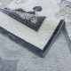 Turkish Paris carpet modern soft 0DS90Z Dark gray light beige size 200*200 Turkish Paris carpet modern soft 0DS90Z Dark gray light beige size 200*200