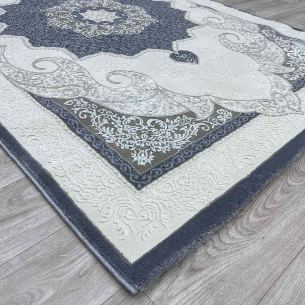 سجاد تركي باريس مودرن ناعم 0DS90Z رصاصي غامق بيج فاتح مقاس 250*350 سجاد تركي باريس مودرن ناعم 0DS90Z رصاصي غامق بيج فاتح مقاس 250*350