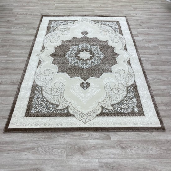 Turkish Paris carpet modern soft 0DS90Z light beige brown size 250*350 Turkish Paris carpet modern soft 0DS90Z light beige brown size 250*350