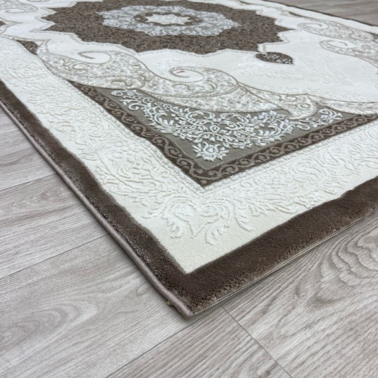 Turkish Paris carpet modern soft 0DS90Z light beige brown size 250*350 Turkish Paris carpet modern soft 0DS90Z light beige brown size 250*350