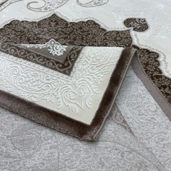 Turkish Paris carpet modern soft 0DS90Z light beige brown size 250*350 Turkish Paris carpet modern soft 0DS90Z light beige brown size 250*350