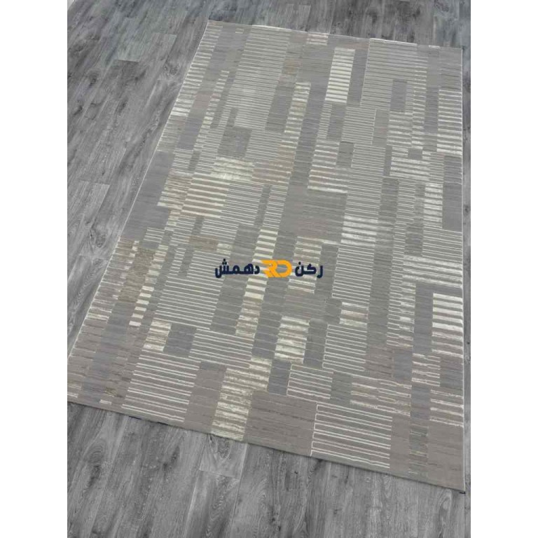 Turkish rug Roya 37 gray frame size 100*300