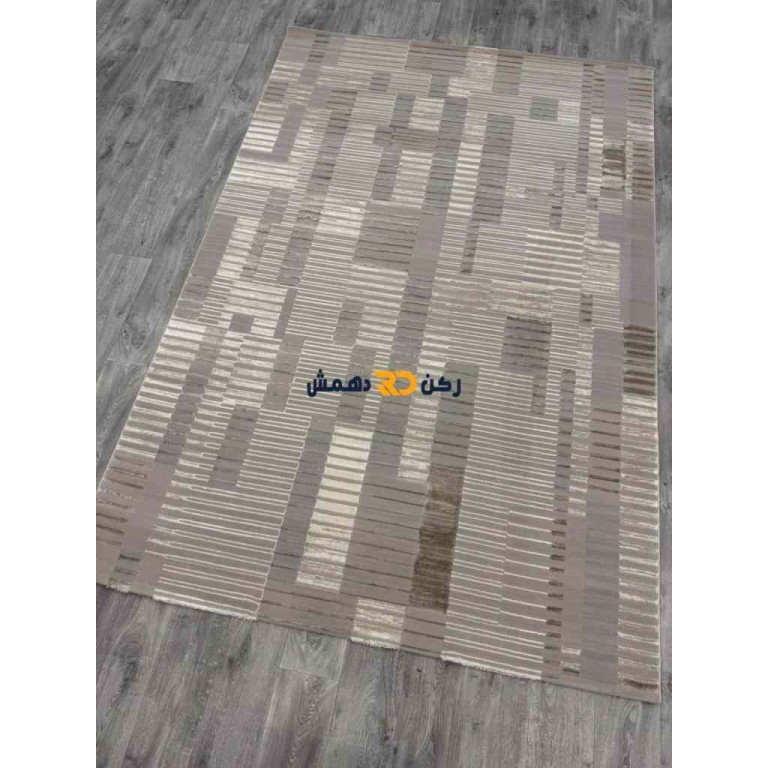 Turkish rug Roya 37 Dark beige frame size 150*230
