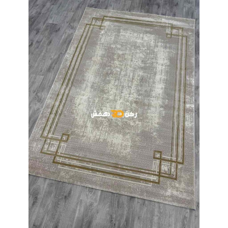 Turkish rug with a gold frame 32 size 400*500