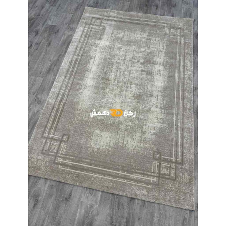 Turkish rug with Light beige frame 32 size 400*500