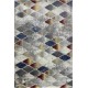 Pure Turkish carpets, 49 golden, gray, red and blue