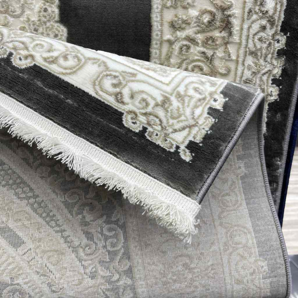 سجاد سيلك هاندا تركي P964C رصاصي مقاس 80*125