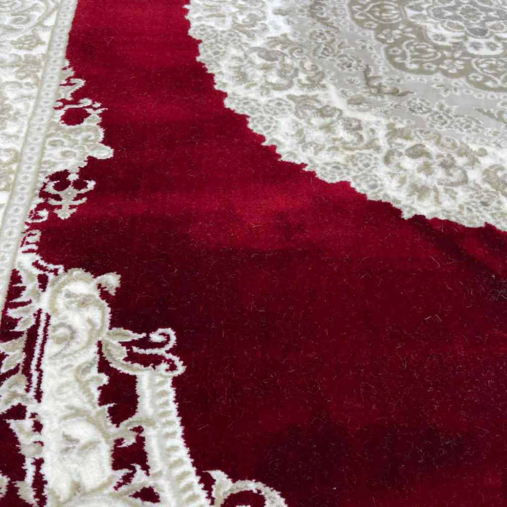 سجاد سيلك هاندا تركي P964C احمر مقاس 100*400 سجاد سيلك هاندا تركي P964C احمر مقاس 100*400