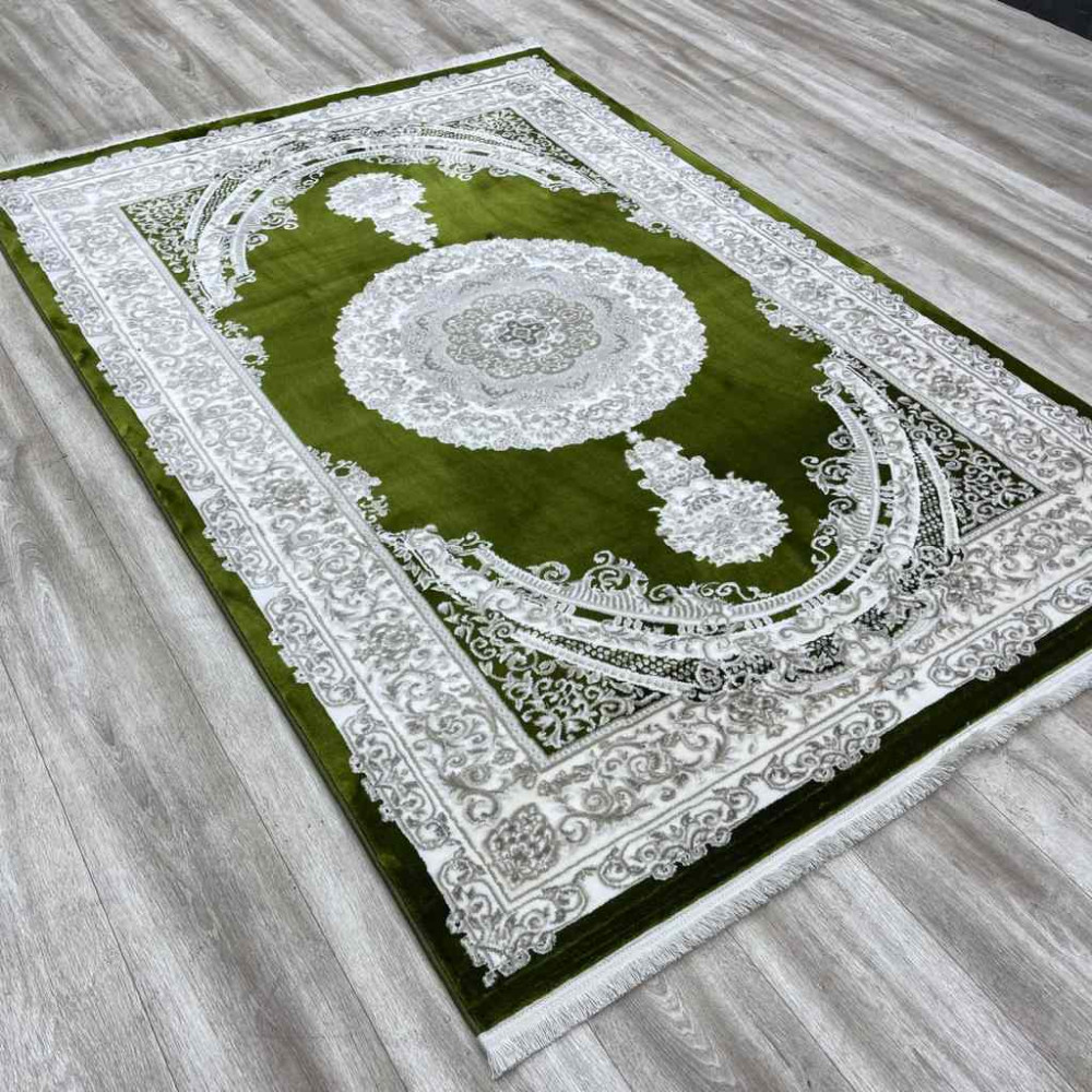 سجاد سيلك هاندا تركي P964C اخضر مقاس 300*400