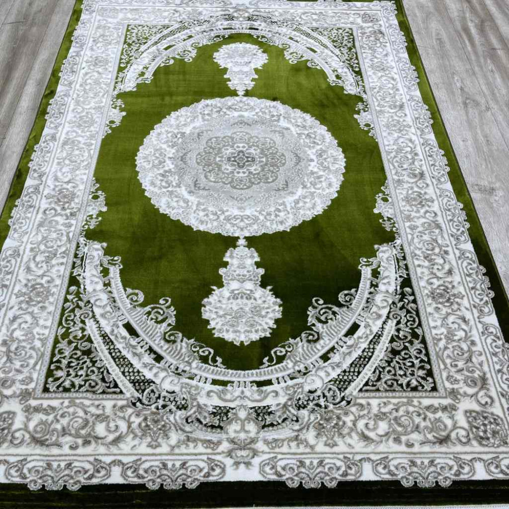 سجاد سيلك هاندا تركي P964C اخضر مقاس 300*400