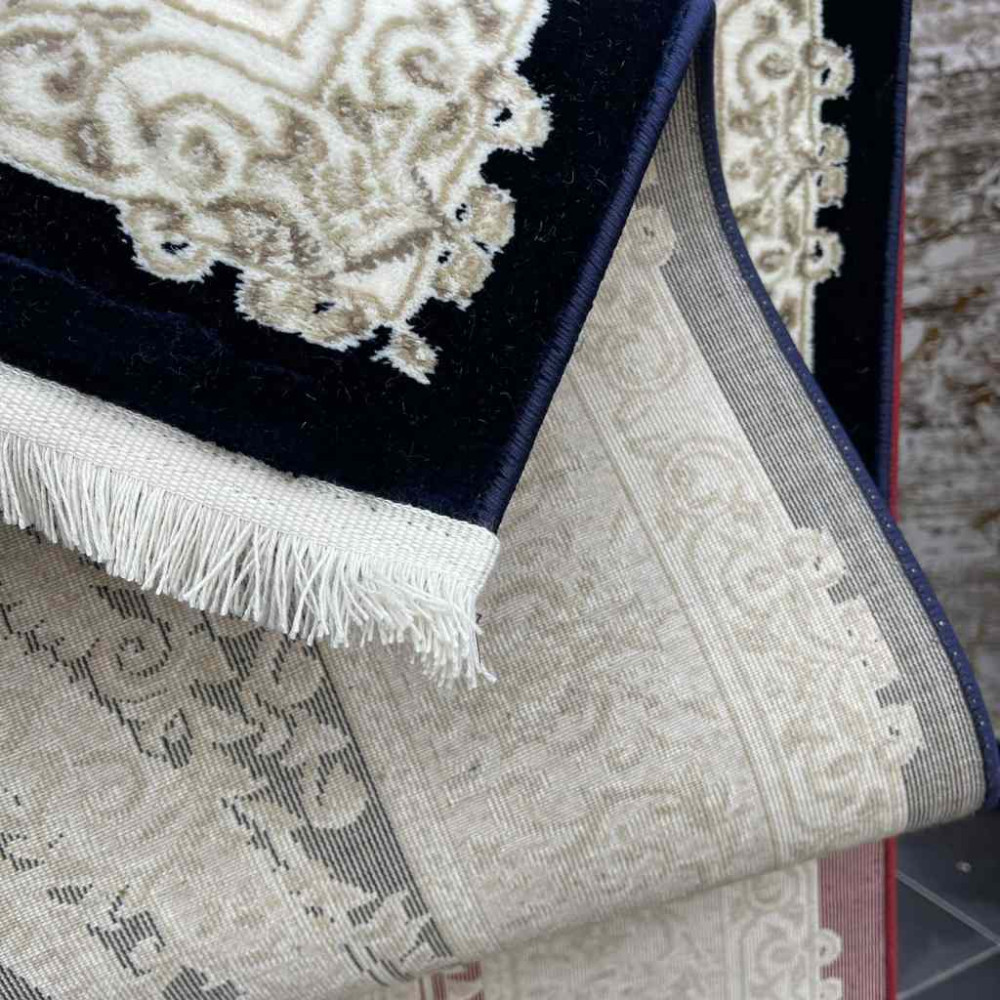 سجاد سيلك هاندا تركي P964C كحلي مقاس 100*400