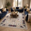VERSAI Rug French Turkish Design HN71A WHITE NAVY 300*500