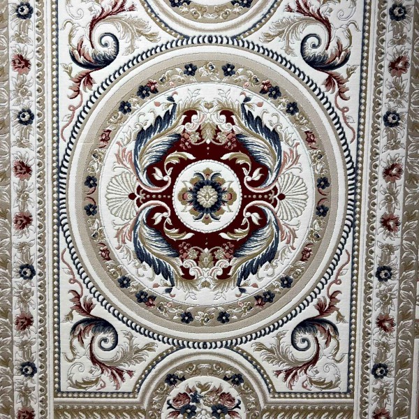 VERSAI Rug French Turkish Design HN71A WHITE RED 100*300