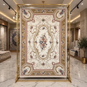 VERSAI Rug French Turkish Design MN87A WHITE GOLDEN 400*600