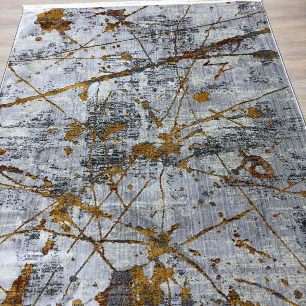 سجاد فيستا 151 جورجيا رصاصي و ذهبي سجاد فيستا 151 جورجيا رصاصي و ذهبي