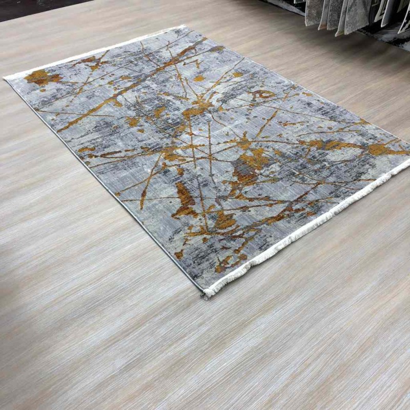 Vista 151 Georgia rug gray and gold