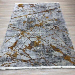 سجاد فيستا 151 جورجيا رصاصي و ذهبي سجاد فيستا 151 جورجيا رصاصي و ذهبي