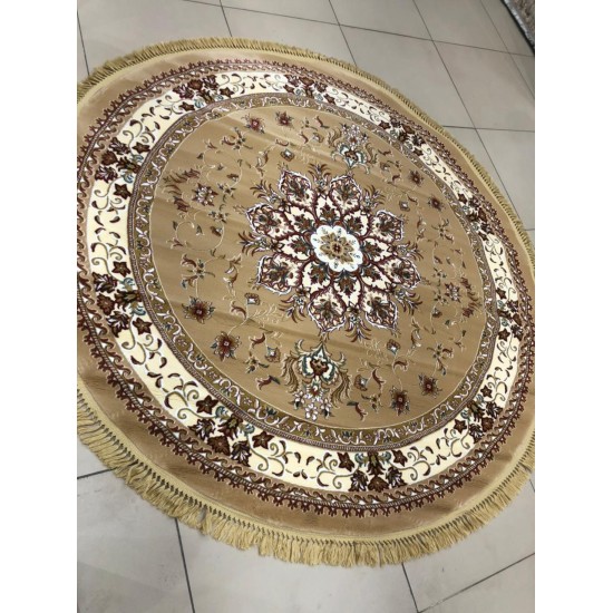 Turkish carpets lamar beige round