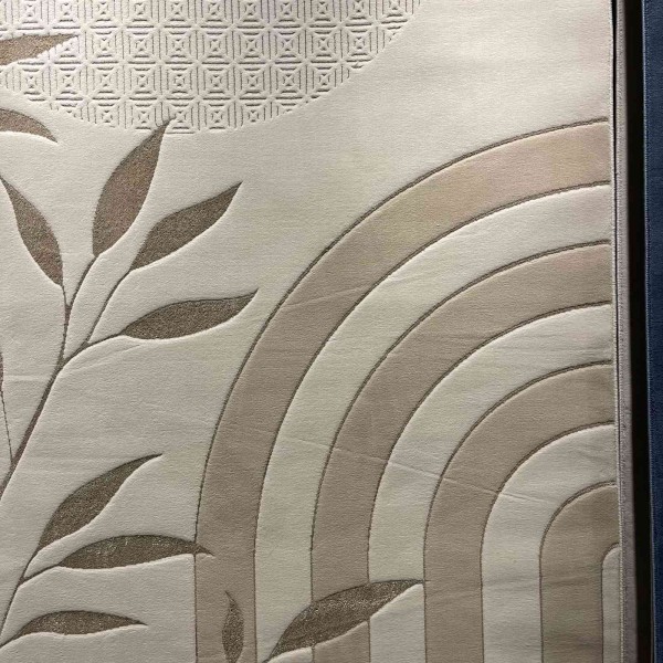 سجاد مودرن انتيك تركي N0633A بيج غامق مقاس 100*300