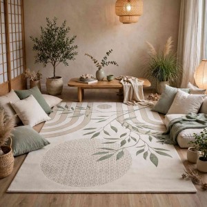 سجاد مودرن انتيك تركي N0633A اخضر مقاس 250*350