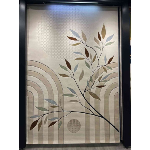 سجاد مودرن انتيك تركي N0633A اخضر مقاس 250*350