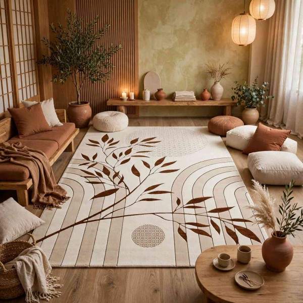 سجاد مودرن انتيك تركي N0633A تيرا مقاس 250*350