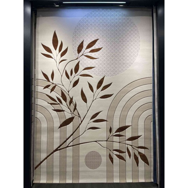 سجاد مودرن انتيك تركي N0633A تيرا مقاس 250*350