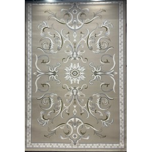 Turkish Deluxe Rug 9770A beige Cream Size 80*150