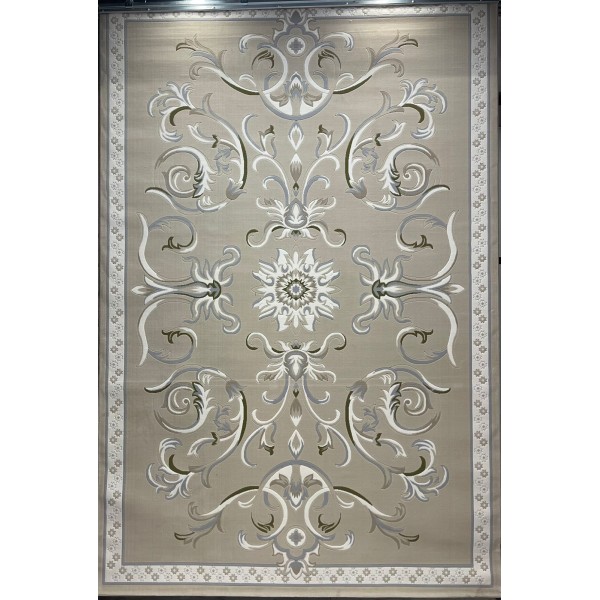 Turkish Deluxe Rug 9770A beige Cream Size 80*150