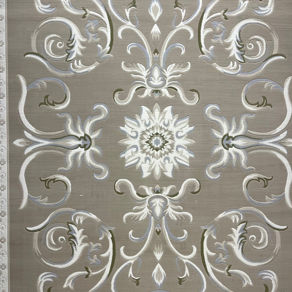 سجاد تركي ديلوكس 9770A كريم بني مقاس 200*200