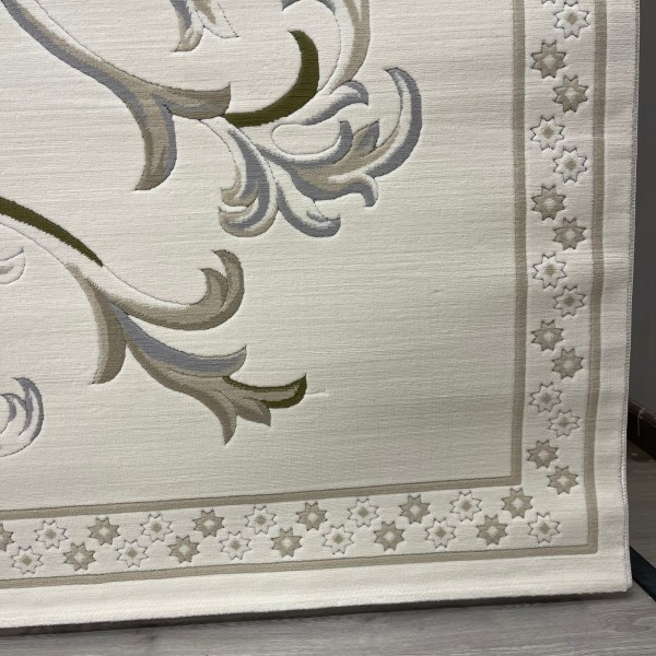 Turkish Deluxe Rug 9770A Cream Size 80*150