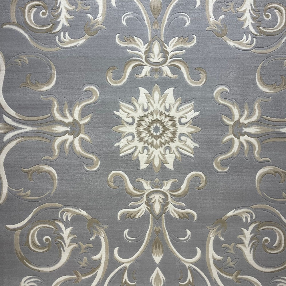 سجاد تركي ديلوكس 9770A كريم سيلفر مقاس 400*500