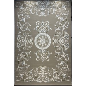 Turkish Deluxe Rug 9688E brown Cream Size 100*200